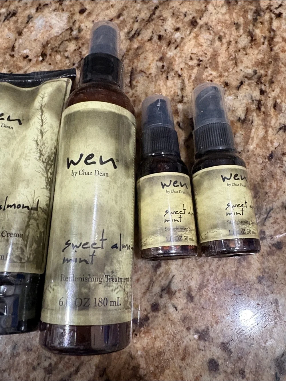 WEN Sweet Almond Mint Hair Care Set - Green Labels